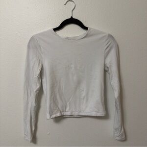 Abercrombie & Fitch Classic White Long Sleeve Top